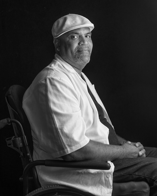 black and white portrait of grover williams